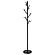 Clover 18-Hook Coat Rack Black by Coaster