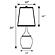 Tenya Empire Shade Table Lamps Silver and Chrome (Set of 2) by Coaster