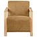 Diego Upholstered Accent Arm Chair w/Wood Arms Honey by Coaster