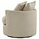 Debbie Upholstered Swivel Accent Chair Camel by Coaster