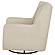 Serra Boucle Upholstered Swivel Glider Recliner Sandy Beige by Coaster