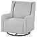 Serra Boucle Upholstered Swivel Glider Recliner Dove Grey by Coaster