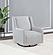 Serra Boucle Upholstered Swivel Glider Recliner Dove Grey by Coaster