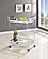 Jefferson 2-tier Glass Serving Cart Clear by Coaster