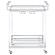 Jefferson 2-tier Glass Serving Cart Clear by Coaster