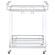 Jefferson 2-tier Glass Serving Cart Clear by Coaster
