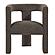 Petra Boucle Upholstered Accent Side Chair Chocolate Brown by Coaster
