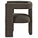 Petra Boucle Upholstered Accent Side Chair Chocolate Brown by Coaster
