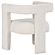 Petra Boucle Upholstered Accent Side Chair White by Coaster