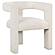 Petra Boucle Upholstered Accent Side Chair White by Coaster