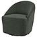 Leon Upholstered Barrel Accent Swivel Chair Hunter Green by Coaster