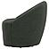 Leon Upholstered Barrel Accent Swivel Chair Hunter Green by Coaster