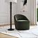 Leon Upholstered Barrel Accent Swivel Chair Hunter Green by Coaster