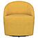 Leon Upholstered Barrel Accent Swivel Chair Mustard Yellow by Coaster
