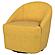 Leon Upholstered Barrel Accent Swivel Chair Mustard Yellow by Coaster