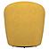 Leon Upholstered Barrel Accent Swivel Chair Mustard Yellow by Coaster