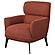 Andrea Heavy Duty High Back Accent Chair Orange by Coaster