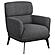 Andrea Heavy Duty High Back Accent Chair Grey by Coaster