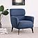 Andrea Heavy Duty High Back Accent Chair Blue by Coaster