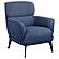 Andrea Heavy Duty High Back Accent Chair Blue by Coaster