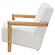 Fitzroy Boucle Upholstered Accent Arm Chair Ivory by Coaster