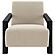Fitzroy Boucle Upholstered Accent Arm Chair Latte by Coaster
