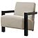 Fitzroy Boucle Upholstered Accent Arm Chair Latte by Coaster