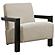 Fitzroy Boucle Upholstered Accent Arm Chair Latte by Coaster
