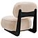 Duffie Upholstered Armless Accent Chair Camel by Coaster
