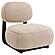 Duffie Upholstered Armless Accent Chair Camel by Coaster