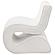 Ronea Boucle Upholstered Armless Curved Accent Chair Cream by Coaster