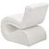Ronea Boucle Upholstered Armless Curved Accent Chair Cream by Coaster