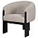 Valdez Boucle Upholstered Barrel Back Accent Chair Beige by Coaster