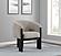 Valdez Boucle Upholstered Barrel Back Accent Chair Beige by Coaster