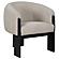 Valdez Boucle Upholstered Barrel Back Accent Chair Beige by Coaster