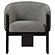 Valdez Boucle Upholstered Barrel Back Accent Chair Brown by Coaster