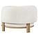 Lawler Upholstered Barrel Back Accent Chair Ivory by Coaster