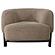 Lawler Upholstered Barrel Back Accent Chair Mushroom by Coaster