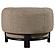 Lawler Upholstered Barrel Back Accent Chair Mushroom by Coaster