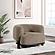 Lawler Upholstered Barrel Back Accent Chair Mushroom by Coaster