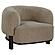 Lawler Upholstered Barrel Back Accent Chair Mushroom by Coaster