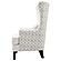 Pippin Upholstered Wingback Accent Chair Latte by Coaster