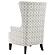 Pippin Upholstered Wingback Accent Chair Latte by Coaster