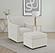 Winter Upholstered Hydraulic Lift Top Storage Ottoman Beige by Coaster