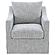 Winter Upholstered Sloped Arm Accent Swivel Chair Grey by Coaster