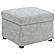 Winter Upholstered Hydraulic Lift Top Storage Ottoman Grey by Coaster