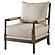 Blanchett Cushion Back Accent Chair Beige and Natural by Coaster