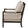 Blanchett Cushion Back Accent Chair Beige and Natural by Coaster