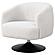 Dave Upholstered Barrel Back Swivel Club Chair Beige by Coaster