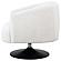 Dave Upholstered Barrel Back Swivel Club Chair Beige by Coaster